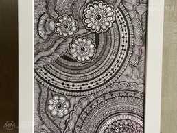 Zentangle art - MM.LV