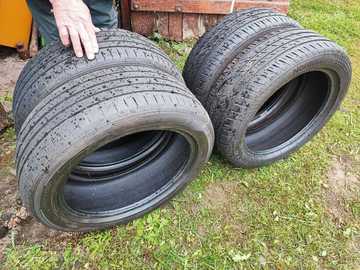 Tires Prevensys,Norauto. V XL, 205/55/R17, Used. Tires Prevensys,Norauto. V XL, 205/55/R17, Used. - MM.LV