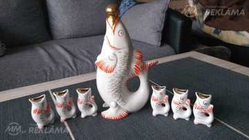 Винтажный фарфор Штоф Рыбка. - MM.LV