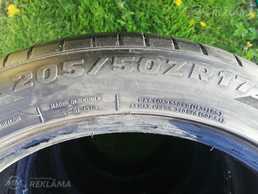 Tires Rotalla Setula S race, 205/50/R17, Used. - MM.LV - 3