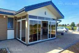 Vējtveris, terases, verandas durvis, stikla bīdāmas durvis Vējtveris, terases, verandas durvis, stikla bīdāmas durvis - MM.LV