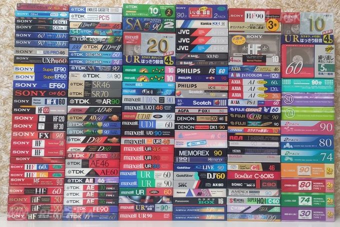New audio cassettes for collection or recordings - MM.LV