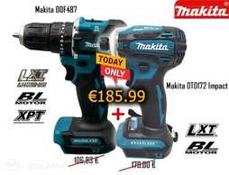 Комплект шуруповертов Makita DTD172Impact + DDF487 - MM.LV