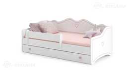 Bērnu gulta Emma ar matraci un atvilktni 164 cm x 85 cm x 70 cm - MM.LV
