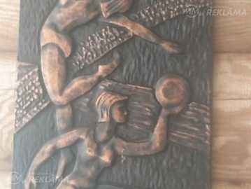 Винтажный барельеф Гимнастки. 1970 год. Винтажный барельеф Гимнастки. 1970 год. - MM.LV