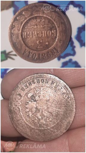 3 kopeiki 1898 gada - MM.LV