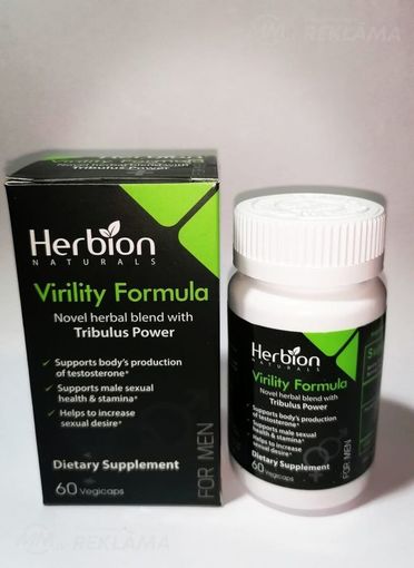 Herbion Naturals, vīrišķības formula, 60 Caps - MM.LV