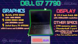 Ноутбук Dell G7 7790, 17.3 '', Хорошее состояние. Ноутбук Dell G7 7790, 17.3 '', Хорошее состояние. - MM.LV