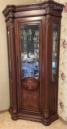 Кухонный угловой шкаф для посуды - MM.LV