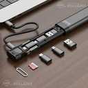 Budi 9 in 1 otg karšu lasītājs, usb C adapteri, atmiņas / simkartēm - MM.LV - 3