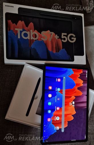 Planšetdators, Samsung, Samsung galaxy S7+ 5G, 128 GB, Lietots. - MM.LV