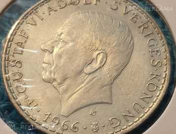 Swed 5 krona 1966 (серебро) № 403 - MM.LV