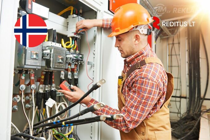 Ražošanas līnijas elektriķis darbs Norvēģijā - MM.LV