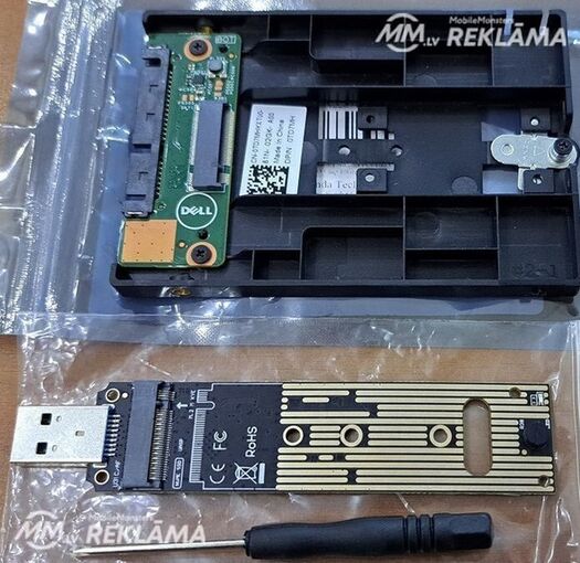 DELL sata адаптер оригинал для всех типов M2 дисков - MM.LV