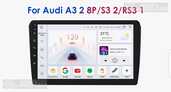 Автомагнитола android audi A3 8P Автомагнитола android audi A3 8P - MM.LV