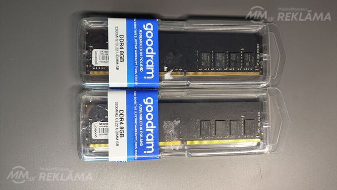 Оперативная память X2 ddr4 8gb 3200 mhz - MM.LV