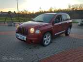 Jeep Compass, 2007/Marts, 308 230 km, 2.0 l.. - 1 Jeep Compass, 2007/Marts, 308 230 km, 2.0 l.. - MM.LV - 1