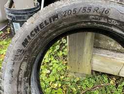 Riepas ziemas, 205/55/R16, Lietotas. - MM.LV