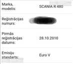 Detaļas no. Scania R 480 - 6 Detaļas no. Scania R 480 - MM.LV - 6