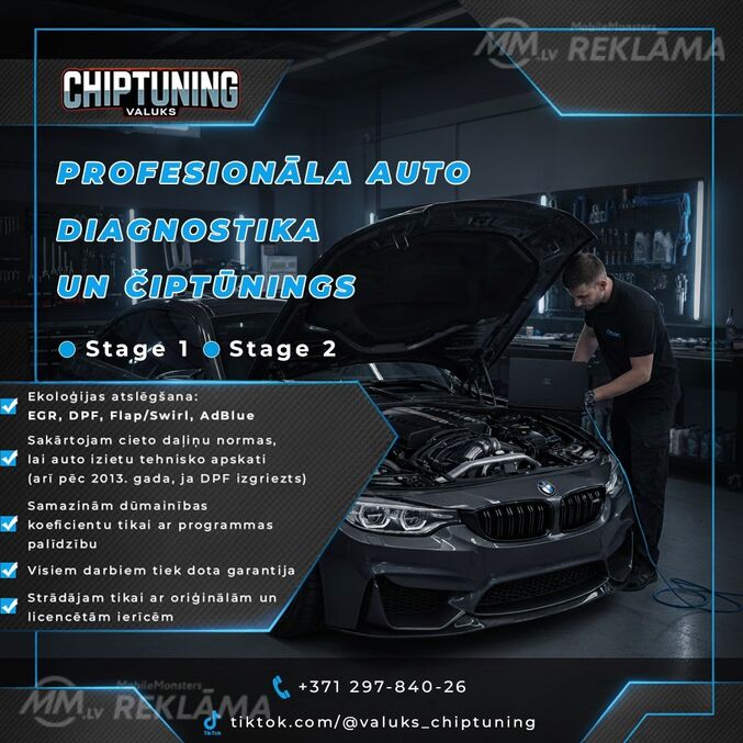 Profesionāla automašīnu diagnostiku un programmēšana - MM.LV