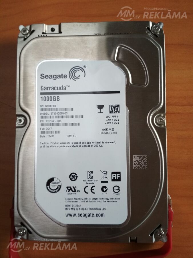 Seagate 1Tb 3.5 - MM.LV
