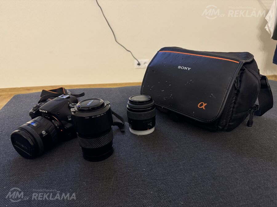 Sony Alpha 58 + 3 объектива + сумка - MM.LV