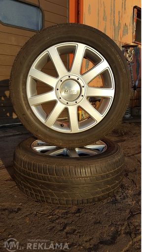 Light alloy wheels mam uz mb vw audi R16, Perfect condition. - MM.LV
