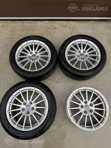 Light alloy wheels AUDI R17/5 J, Good condition. - MM.LV