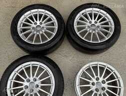 Light alloy wheels AUDI R17/5 J, Good condition. - MM.LV