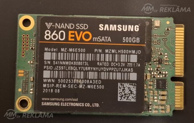 Samsung 860 evo mSATA 500GB - MM.LV