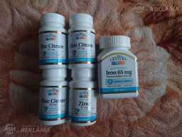 Vitamīni - Cinks ar Kalciju un Dzelzs - Zinc + Calcium + Iron - MM.LV