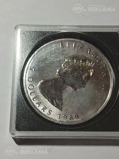5 долларов Канада 1989 год - MM.LV