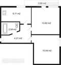 Apartment in Daugavpils, Krizi, 40 м², 2 rm., 2 floor. - 4 Apartment in Daugavpils, Krizi, 40 м², 2 rm., 2 floor. - MM.LV - 4