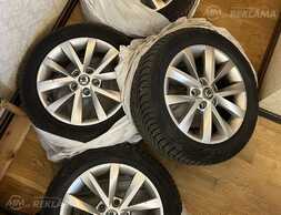 Литые диски Skoda R16/6.5 J, Хорошее состояние. - MM.LV
