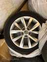Light alloy wheels Skoda R16/6.5 J, Good condition. - 4 Light alloy wheels Skoda R16/6.5 J, Good condition. - MM.LV - 4