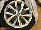 Light alloy wheels Skoda R16/6.5 J, Good condition. - 5 Light alloy wheels Skoda R16/6.5 J, Good condition. - MM.LV - 5