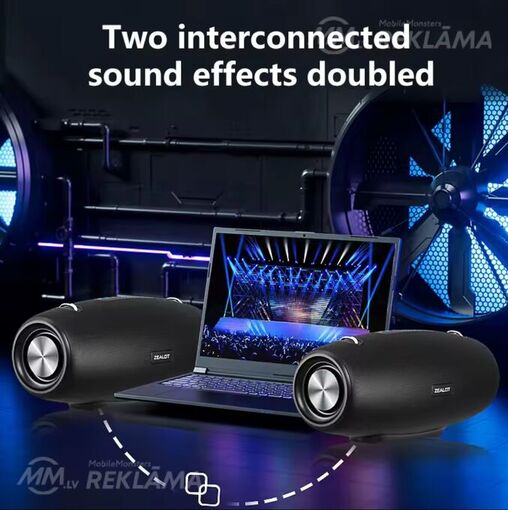 Zealot S67 Bluetooth speaker with a 14,400 mAh battery Zealot S67 Bluetooth speaker with a 14,400 mAh battery - MM.LV