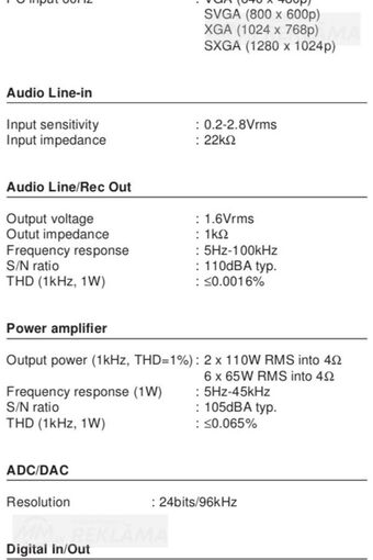 2•110W rms 4Ohm - MM.LV