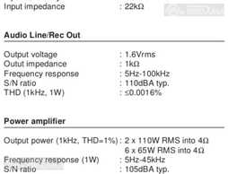 2•110W rms 4Ohm - MM.LV