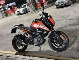 Motorcycle KTM Duke 125, 2017, 38 000 km, 125.0 cm3. - MM.LV