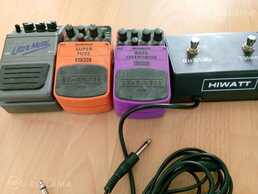 педали: Behringer Super Fuzz, Bass Overdrive - MM.LV