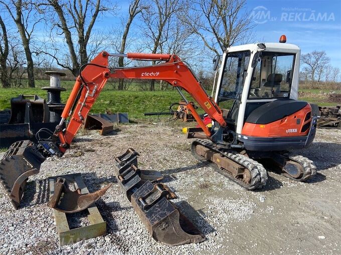 Мини экскаватор Kubota KX61, 2016, 1 721 ч.. Мини экскаватор Kubota KX61, 2016, 1 721 ч.. - MM.LV