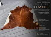 Cowhide paklājs no īstas govs ādas - 1 Cowhide paklājs no īstas govs ādas - MM.LV - 1