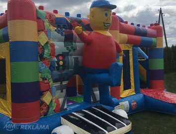 Piepūšamā atrakcija Lego - MM.LV