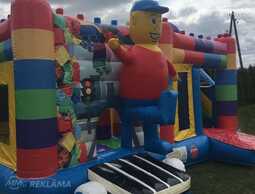 Piepūšamā atrakcija Lego - MM.LV