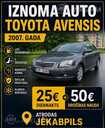 Toyota Avensis, 2007, 2.2 l./Dīzeļdegviela. - MM.LV - 1
