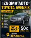 Toyota Avensis, 2007, 2.2 l./Dīzeļdegviela. - MM.LV - 1