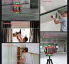 4D Laser Level with 16 Lines (Green Laser) + Tripod + Two Batteries - 6 4D Laser Level with 16 Lines (Green Laser) + Tripod + Two Batteries - MM.LV - 6