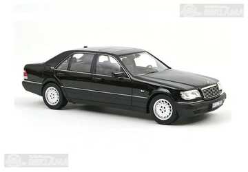 Mercedes-Benz S600 W140 Black metallic 1997 auto modelis 1:18 Norev Mercedes-Benz S600 W140 Black metallic 1997 auto modelis 1:18 Norev - MM.LV