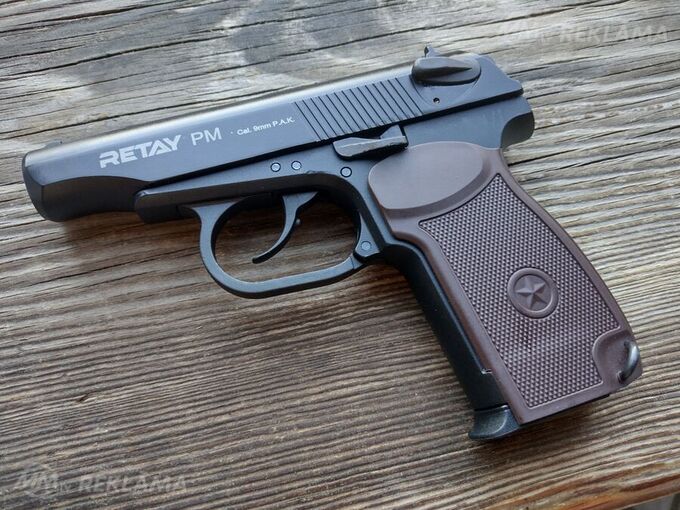 Retay PM 9 mm P. A. K. стартовый пистолет (Makarov PM Реплика) - MM.LV